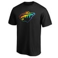 thumbnail image 2 of Men's Black Minnesota Wild Team Pride Logo T-Shirt, 2 of 3