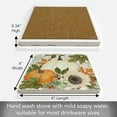 thumbnail image 7 of Absorbent Stone Tumbled Tile Coasters, Farmhouse Pumpkins, Set of 4, 7 of 7