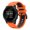 Orange-Black, variant on For Garmin Forerunner 945 22mm Two-color Sports Silicone Watch Band