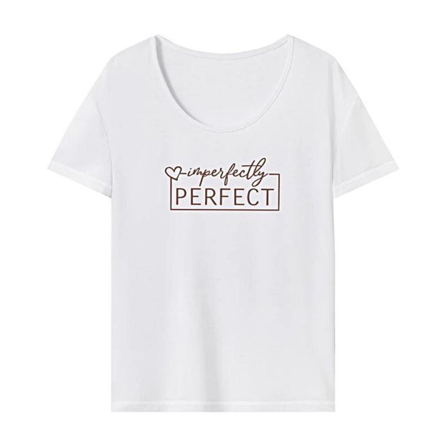 Camiseta para mujer, camiseta ligera con cuello redondo para uso diario, regalo de viaje para mujer S