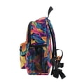 thumbnail image 4 of FORMRS School Backpack with Front Zippered Pocket 12" Student Travel Daypack, Colorful Art Leaves Pattern, 4 of 6