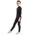 thumbnail image 5 of Malla de ballet con cremallera de manga larga para niñas, traje de gimnasia, ropa de baile, actuación en el escenario, 5 of 5