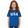 thumbnail image 5 of United States of America USA Patriot Crewneck T Shirts Boy Girl Teen Brisco Brands M, 5 of 6