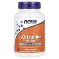thumbnail image 1 of NOW Foods, L-citrulina, 750 mg, 90 cápsulas vegetales, 1 of 4