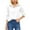 White, variant on Needbo Women's Blouse Satin Silk Long Sleeve Button Down Shirts with Pocket Casual Work Office Top, White XS-3XL