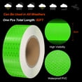 thumbnail image 3 of Uxcell Reflective Tape Waterproof Self Adhesive High Visibility Safety Warning Tape Green 2 inch x 82ft, 3 of 7