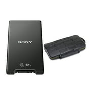 Sony MRWG2 CFexpress Type A/SD Memory Card Reader and Carrying Case Bundle