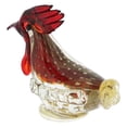 thumbnail image 3 of GlassOfVenice Murano Glass Bullicante Rooster - Red, 3 of 8