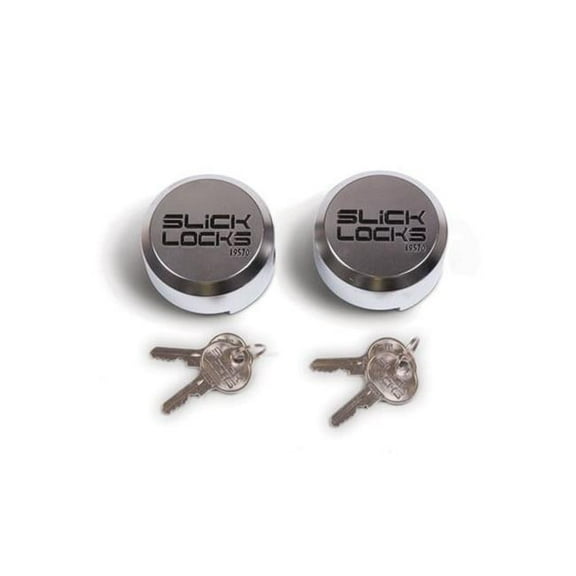 Slick Locks SL-AL-PL-2KA 2 Aluminum Pucks Locks Keyed ALike