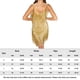 thumbnail image 2 of Vestidos Cortos Mini vestido con flecos correa de espagueti mujer tirantes mujer verano (dorado M) Ygjytge para Mujer oro T L, 2 of 7