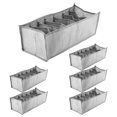 thumbnail image 3 of 6Pcs Drawer Boxes for Jeans Trousers T-Shirt Storage Boxes Organiser Cupboard Wardrobe Drawers Organ, 3 of 5