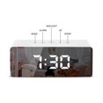 thumbnail image 3 of MesaSe Multi-Functional Mirror   Digital  Screen Bedside Night  Brightness Adjustable  Display Desktop, 3 of 7