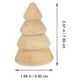 thumbnail image 3 of 5pcs Diseño de árbol de Navidad adorno decoración de árbol de navidad de artesanía de madera única, 3 of 7