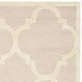 thumbnail image 2 of Safavieh Cambridge Collection CAM140M Handmade Moroccan Geometric Light Pink and Ivory Premium Wool Runner (2'6" x 10'), 2 of 3