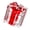 Red, variant on BIMZUC Xmas Cookie Jar Gift Box Candy Dish with Lid Holiday Dessert Bowl Party Decor 3.15 inches / 8.0 cm Green