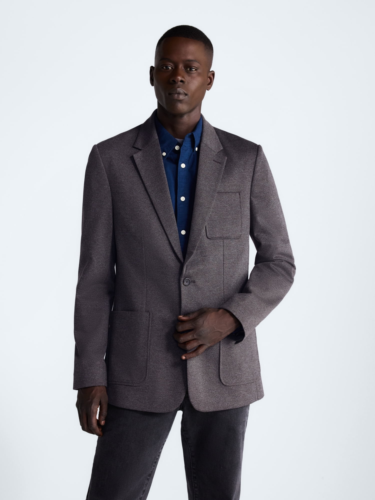 Free Assembly Men's Knit Sport Coat, Sizes XS-3X