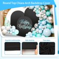 thumbnail image 2 of Juego de fundas para telón de fondo con forma de arco de boda MEKOTRIN Arch, negro, de 4 a 6 pies, 2 of 7