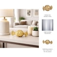thumbnail image 5 of Decorative Metal Candy Figurine for Home Decor - Modern Sculpture for Office, Bathroom, and Shelf Display - Accent Display for Coffee Table Ornaments and Living Room Styling - 4?, Gold & Metallic, 5 of 10
