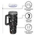 thumbnail image 4 of Cute Halloween Elements Pattern Tumbler with Handle and Lid,40oz Double Wall Vacuum Insulated Tumbler,Cups Gift for Women and Men, 4 of 7