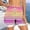 E_ Hot Pink, variant on Womens Metallic Sheen Casual Shorts, Loose Relaxed Fit with Elastic Waist and Stylish Bow Tie Detail Gold S