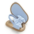 thumbnail image 3 of Luxsea Summer Baby Girls Shoes Non-Slip Canvas Bowknot Toddlers Newborn Infantil Sandals, 3 of 10