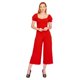 thumbnail image 1 of Palazzo Manga Globo Corta Mujer Rojo Elegante Casual rojo CH INCÃGNITA 330829, 1 of 5
