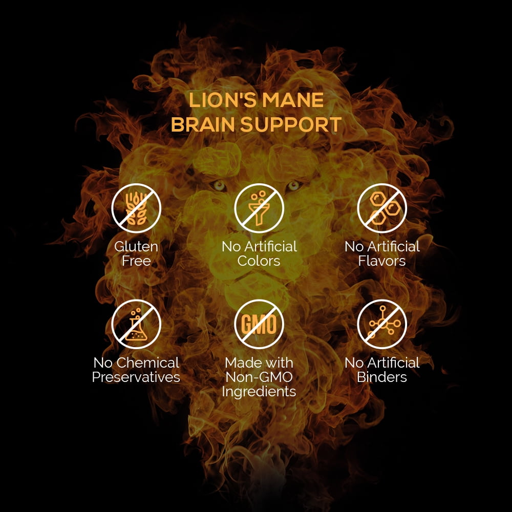 Intelligent Labs Lion's Mane Mushroom Extract 1,000mg | 100% Fruiting Body | 25% Beta-Glucans Nootropic | 120 Capsules (60-days Supply)