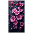 thumbnail image 2 of Floral Theme Backdrop Sparkling Rose Blooming Flower Design Wedding Anniversary Birthday Party Decoration Banner Photo Booth Background, 2 of 4