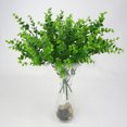 thumbnail image 5 of D-GROEE 4Pcs Fake Plants Greenery Stems Faux Plastic Plants Outdoor Indoor Artificial Foliage Bush for Garden Farmhouse Porch Patio Window Box Wedding Office Home Decor, 5 of 7