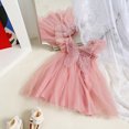 thumbnail image 2 of Toddler Girls Dresses Fly Sleeve Butterfly Tulle Lace Dance Party Princess Dresses Clothes for Girls Size 18-24 Months, 2 of 5