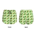 thumbnail image 3 of Pofeuu dogs St Patrick's Day Print Women's Athletic Shorts Running Workout Shorts Tummy Control Quick Dry Gym Shorts with Pockets Double layer sports shorts-Small, 3 of 7