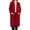 Burgundy, variant on Moa Collection Women's Plus Size Long Sleeve Open Midi Cardigan, Female