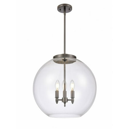 

Innovations Lighting - Athens - 3 Light Pendant In Industrial Style-18.38 Inches