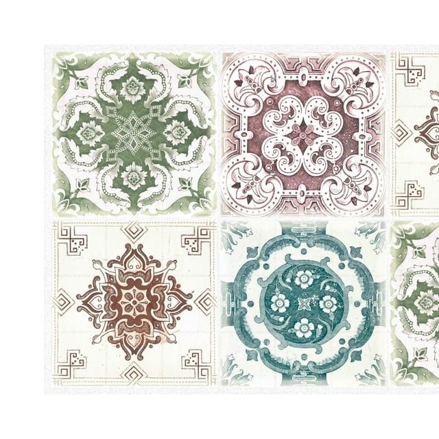 Panneau Mural 3D en Faux Carreaux PVC Vert Beige de Dundee Deco, 3,1 Pi X 1,6 Pi, Revêtement Mural de Design Intérieur pour Application Commerciale et Résidentielle, 5 Pi2 Chacun