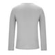 thumbnail image 4 of pstuiky camisa de manga larga para hombre, Camiseta deportiva de manga corta con cuello redondo, ajustada y de alta resistencia, de color liso para hombre camisetas de hombre xxxl, 4 of 5