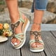thumbnail image 1 of WILLBEST Sandalias De Mujer De Playa, Sandalias Modernas Para Mujer Con Diseño De Punta Abierta Para Uso Diario, Parte Superior De Malla Transpirable Y Suela Plana Cómoda Para Atuendos De Verano., 1 of 8