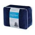 thumbnail image 3 of DreamLab Plush 48x72 15lb Weighted Blanket with Washable Cover, Navy, 3 of 10