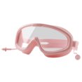 thumbnail image 2 of Toystoory Gafas de natación con correa elástica Gafas Gafas impermeables Gafas portátiles Competición profesional Negro Deportes acuáticos Rosado, 2 of 6