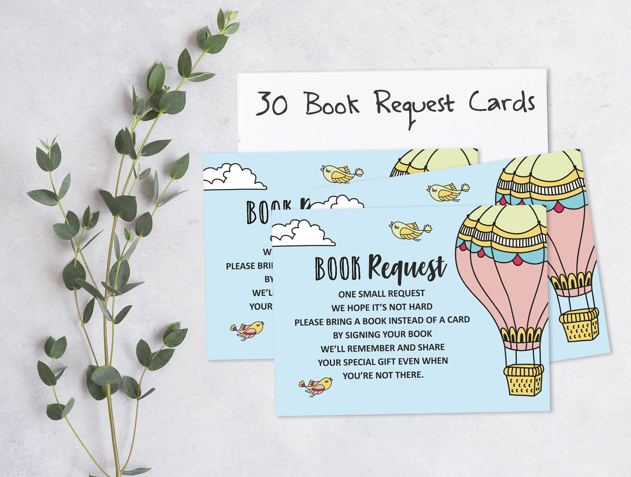Inkdotpot Set Of 30Gender Neutral Baby Shower Invitations-Diaper Raffle Tickets And Baby Shower Book Request Cards Up Up & Away Baby On The Way invites Its A Boy Its A Girl