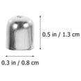 thumbnail image 2 of 100 Pcs Embout à Franges en Daim Perles Métalliques, 2 of 5
