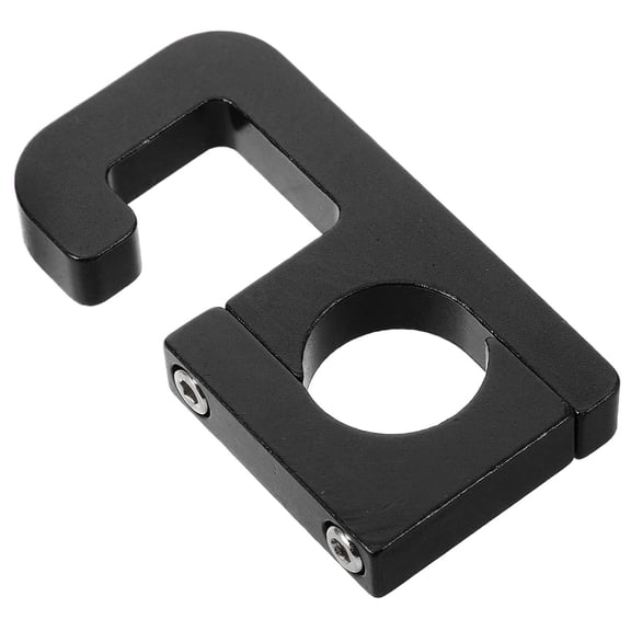 SEWOART Motorcycle Handlebar Hanger Hook Aluminum Alloy Black Multi Purpose Durable Moped Accessory for Indoor Use