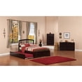 thumbnail image 3 of Leo & Lacey Richmond Full Wood Platform Bed and Twin Trundle in Espresso, 3 of 4