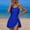 #0288-Blue, variant on Xucatan Women's High Waisted One Piece Swimsuit Crisscross Tummy Control Monokini, Removable Pads Push Up Full Coverage Modest Swimwear Long Torso Fit Plus Size Summer Beach Vacation Gift