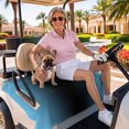 thumbnail image 3 of Golf Cart Seat Covers for 2 Seater, Blue Black Ombre Soft Microfiber Cart Seat Towel Blanket, Modern Gradient Abstract Art Absorbent Breathable Non Slip Bench Seats Protector for Golf Course 51"x31", 3 of 9