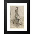 thumbnail image 2 of Louise Abbéma 11x14 Black Modern Framed Museum Art Print Titled - Portrait of Sarah Bernhardt (1876), 2 of 5
