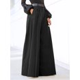 thumbnail image 4 of VONDA Women's High Waist Wide Leg Long Straight Pants Trousers, 4 of 4