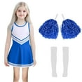 thumbnail image 4 of Afdoent Toddler Baby Girl Clothes Children Cheerleading Team Cos Student ing Stage Performance Competition Carnival Party Set Classic 5-6 Years, 4 of 6