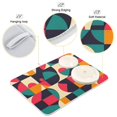 thumbnail image 3 of Yayeee Dish Drying Mat for Kitchen Counter 18"x24" Microfiber Absorbent Pad, Retro Geometric, 3 of 7