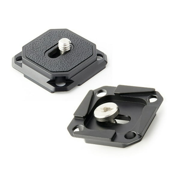 AOOOWER Set of 2pcs Professional 38mm Square Quick Release Plate Arca Compatible