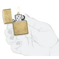 thumbnail image 5 of Zippo Henna Tattoo Design Tumbled Brass Pocket Lighter, 5 of 6